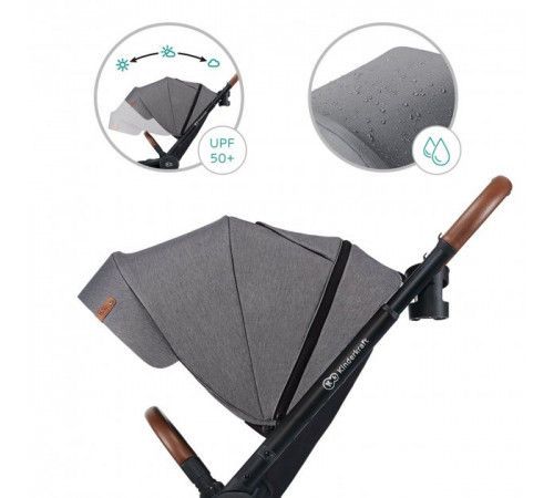 Коляска 2 в 1 Kinderkraft Freedom Evolution Cocoon Grey 