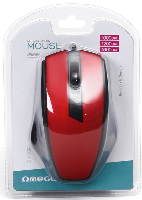 cumpără Mouse Omega OM08R Red (45528) în Chișinău 