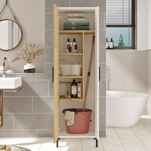 купить Шкаф-пенал Trendy DY1-WK 50x165x35cm, multifunctionala (GTR006714) в Кишинёве 
