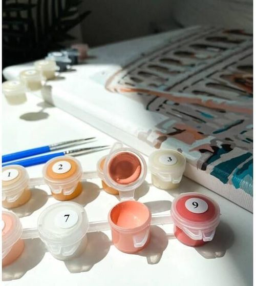 cumpără Tablou pe numere BrushMe BS53929 (în cutie) Câinele de foc în Chișinău 