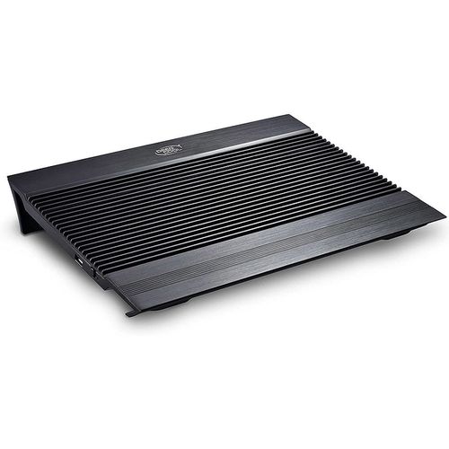 купить Охлаждающая подставка для ноутбука Notebook Cooling Pad DEEPCOOL N8 BLACK,  up to 17", 140mm, 1000rpm, 25dBA, 94.7CFM, 4x USB, all aluminum extrusion panel, Black в Кишинёве 
