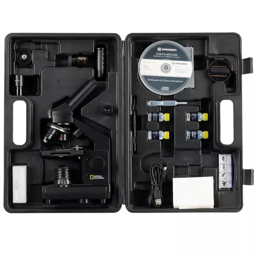 купить Микроскоп Bresser National Gheographic Set 40x-1024x USB в Кишинёве 
