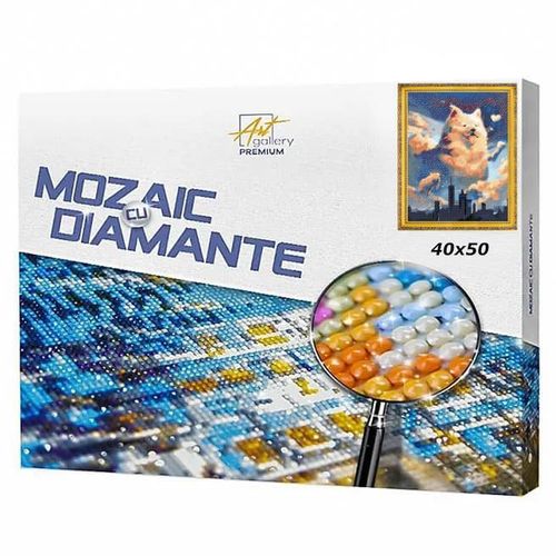 купить Картина по номерам Art Gallery GA81441 Mozaic cu diamante 40x50cm Nor magic в Кишинёве 