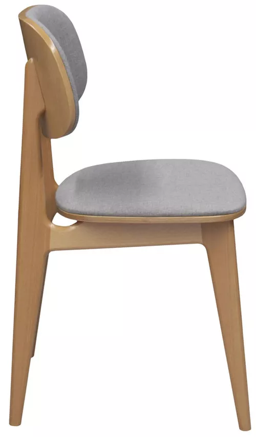 cumpără Scaun Deco Lula Soft Stofa Cashmere18 + Natural leg în Chișinău 