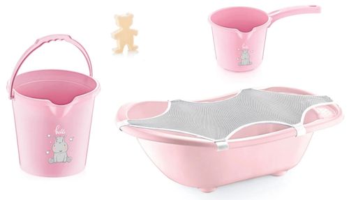 Набор для ванной BabyJem Pink, 5 предметов 