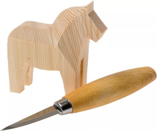 купить Нож походный MoraKniv Set cutit Mora 120 + Cheval En Bois 14041 в Кишинёве 