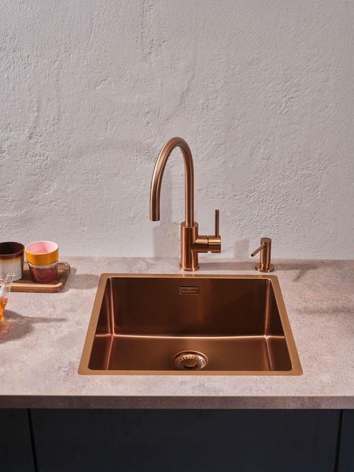 cumpără Accesoriu pentru chiuvete de bucătărie Reginox R39298 Soap dispenser, Copper II (PVD) în Chișinău 