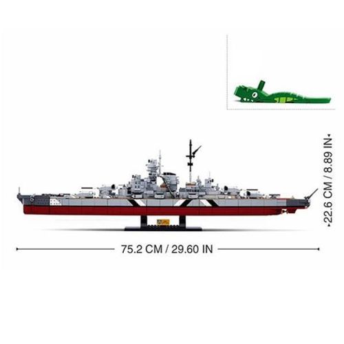 купить Конструктор Sluban B1102 Bismarck 2in1, 1849elem в Кишинёве 