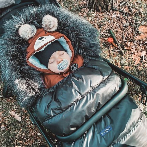 купить Аксессуар для колясок Zaffiro Спальник Grow Up 3.0 Lama Organic Grey в Кишинёве 