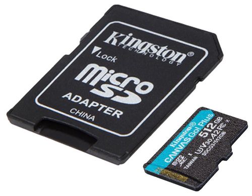 cumpără Card de memorie flash Kingston SDCG3/512GB microSD Class10 A2 UHS-I U3 (V30) în Chișinău 