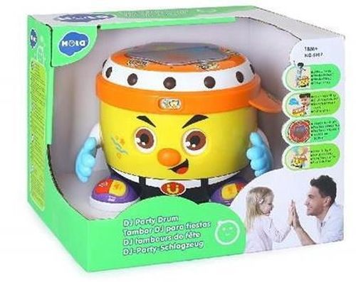 cumpără Jucărie muzicală Hola Toys 6107 Барабан с муз и светом în Chișinău 