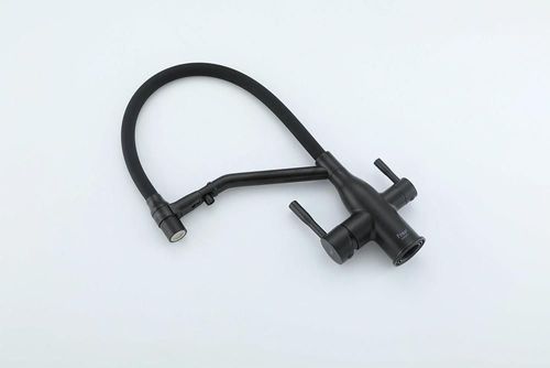 cumpără Bateria bucătărie Frap F 4397-6 (chiuveta plus flexibil) Alama NEGRU în Chișinău 