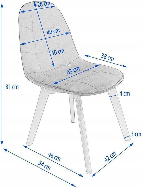 cumpără Scaun Jumi COLIN (roz) în Chișinău 