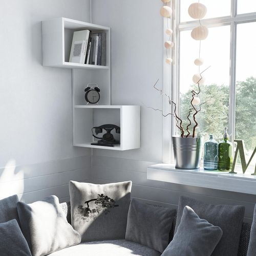 купить Полка декоративная Trendy Partea-Alb 47x85x20cm (GTR005371) в Кишинёве 