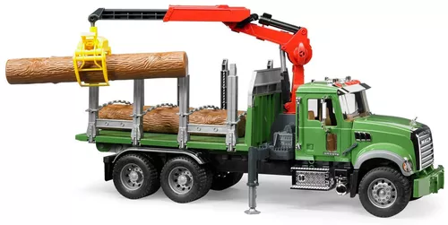 cumpără Mașină Bruder 2824 BD Camion forestier cu macara MACK, 43252 în Chișinău 