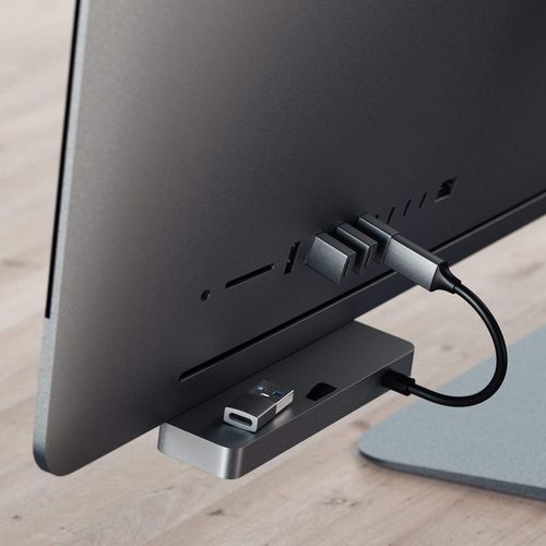 купить Переходник для IT Satechi Type-A to TypeC Adapter Gray в Кишинёве 