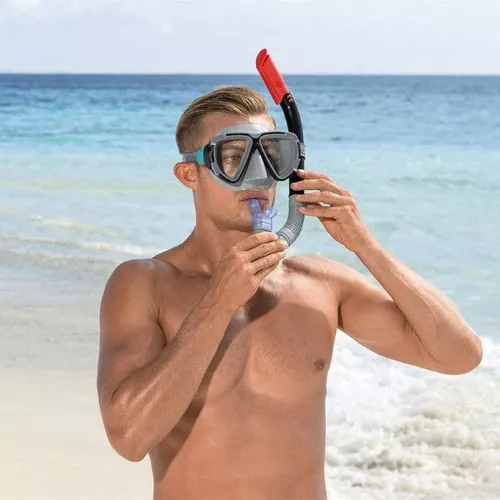 cumpără Accesoriu pentru înot Bestway 24029BW Set de înot (mască, snorkel), 14+, 2 culori în Chișinău 