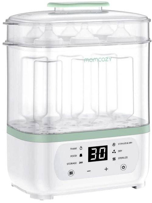 купить Подогреватель Momcozy BS002-WH12NB-A Sterilizator si uscator pentru biberoane 8 in 1 White в Кишинёве 