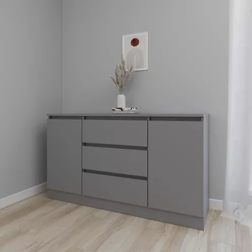 cumpără Comodă Smartex (16189) Т4 100cm Grafit în Chișinău 