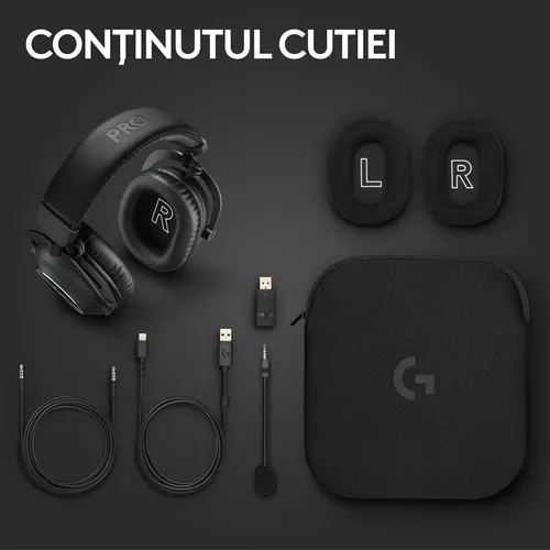 cumpără Căști pentru gaming Logitech G PRO X 2 LIGHTSPEED Wireless Gaming Black în Chișinău 