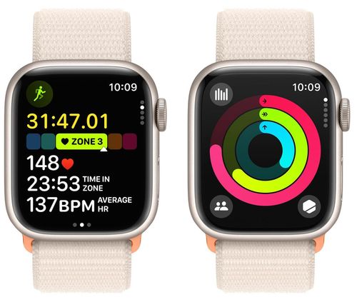 cumpără Ceas inteligent Apple Watch Series 9 GPS 41mm Starlight MR8V3 în Chișinău 