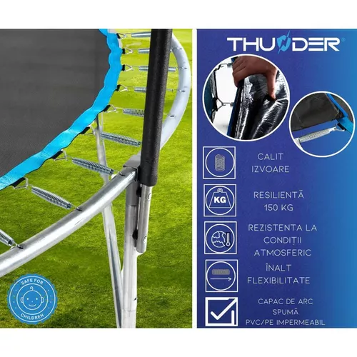 cumpără Trambulină Thunder Inside Elite 12ft,366 Cm, Blue în Chișinău 