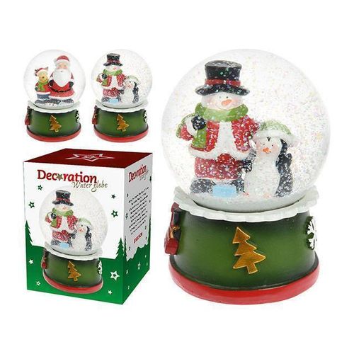 купить Новогодний декор Promstore 49014 Сувенир Шар со снегом Снеговик 10x14.5cm в Кишинёве 