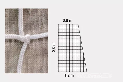 cumpără Poartă de fotbal miscellaneous 3903 Plasa fotbal 5*2*0,8*1,2m, fir 2 mm 14 025 624 Rezac în Chișinău 