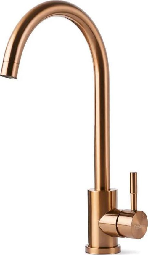 купить Мойка кухонная Fabiano 43x50cm Bronze+baterie+dozator в Кишинёве 