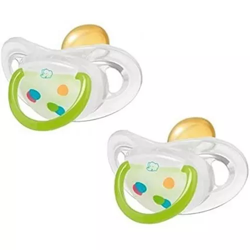 купить Пустышка Bebe Confort 30000896 ночная NP латекс S.2 - 2 шт в Кишинёве 