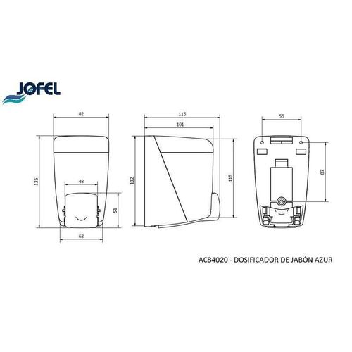 купить Дозатор для мыла Jofel AC84020 в Кишинёве 