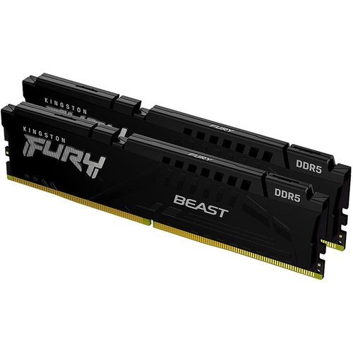 купить Оперативная Память 16GB DDR5 Dual-Channel Kit Kingston HyperX FURY Beast Black KF552C40BBK2-16 16GB (2x8GB) DDR5 PC5-41600 5200MHz CL40, Retail (memorie/память) в Кишинёве 