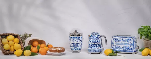 купить Тостер SMEG TSF01DGBEU Blu Mediterraneo Dolce&Gabbana в Кишинёве 