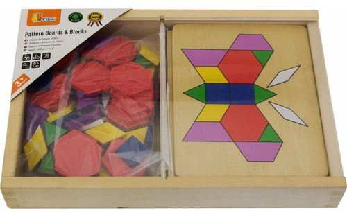 cumpără Joc educativ de masă Viga 50029 Pattern Board Block în Chișinău 