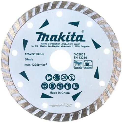 купить Диск отрезной Makita D-52803 Disc diamantat 125x22,23x7mm beton marm. в Кишинёве 
