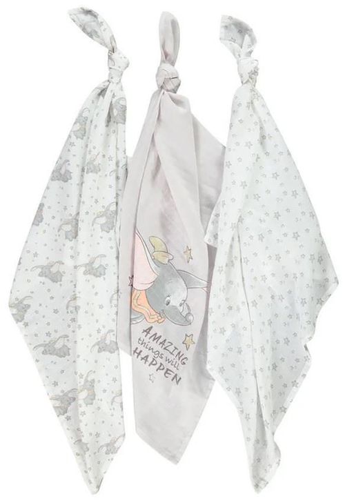 cumpără Accesoriu pentru înfășat Premaman PBRCIT-GRC-UNQ Set 3 pelinci din bumbac Disney Dumbo în Chișinău 