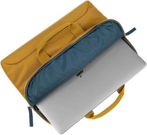 купить Сумка для ноутбука Tucano BSM15-Y Smilza Superslim 15.6", Mustard в Кишинёве 