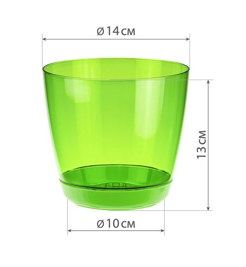 купить Цветочный горшок Idea М3050 Орхидея D140мм 1,5l в Кишинёве 