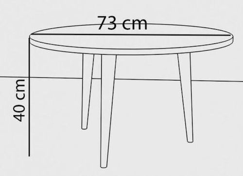 купить Журнальный столик Remaks Paris Coffee Table Walnut в Кишинёве 