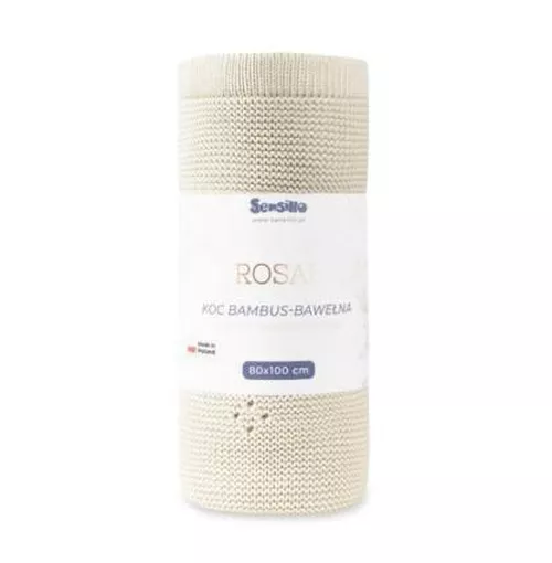 cumpără Lenjerie de pat pentru copii Sensillo 43470 Плед Rosal 80x100 Warm Beige în Chișinău 