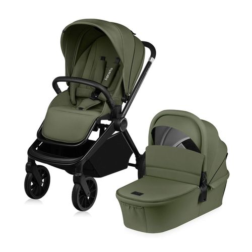 купить Детская коляска Lionelo Carucior 2in1 Mika Plus Grey Olive в Кишинёве 