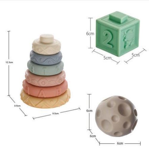 купить Игрушка Optmarket 202142746 Набор тактильных кубиков в Кишинёве 