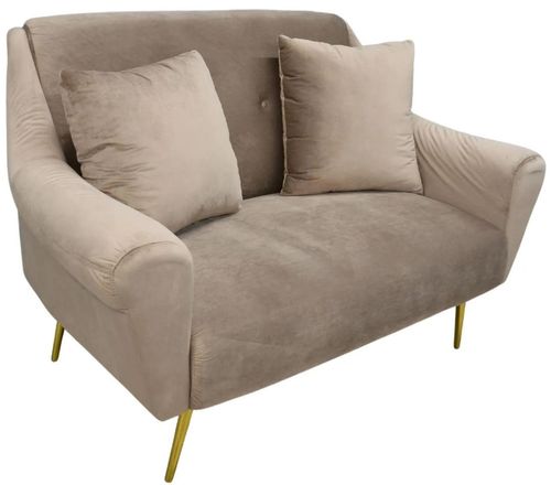 cumpără Canapea Deco GLORIOSA(2 locuri) Beige MS01-36+Gold Leg în Chișinău 