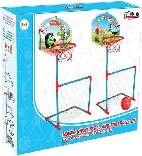 cumpără Jucărie miscellaneous 8503 Set Magic Basketball + Fotbal 03392 70*80*122 cm în Chișinău 