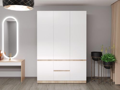 cumpără Dulap Bayro Harmony 1500x2200x550 cu sertare sonoma în Chișinău 