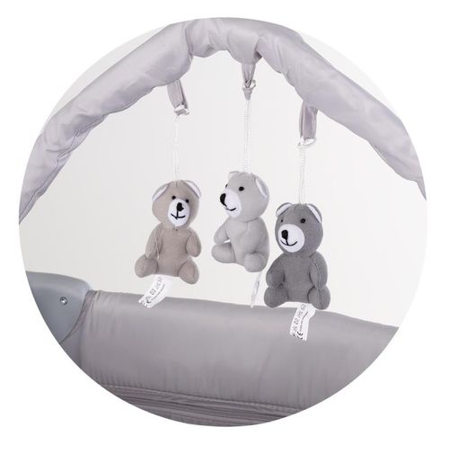 купить Манеж Chipolino KOSILU261PL Luna platinum в Кишинёве 