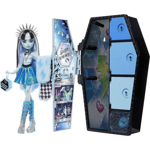 cumpără Păpușă Mattel HNF75 Set de joc Monster High Frankie Stein și secrete din șifonier, cu accesorii în Chișinău 