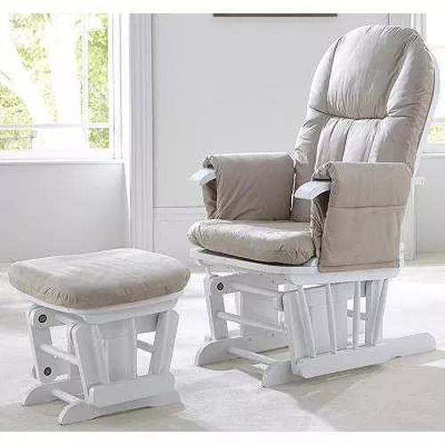 Кресло-качалка для кормления с подножкой Tutti Bambini GC 35 White 