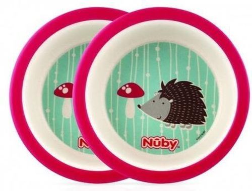 купить Посуда для кормления Nuby ID5501 Миски 2шт Bamboo в Кишинёве 