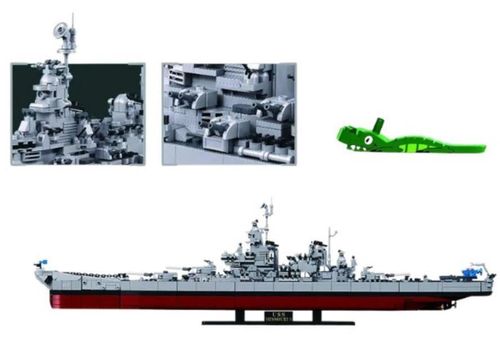 cumpără Set de construcție Sluban B1291 Navă militară, scara 1:350, 1739 elem. în Chișinău 